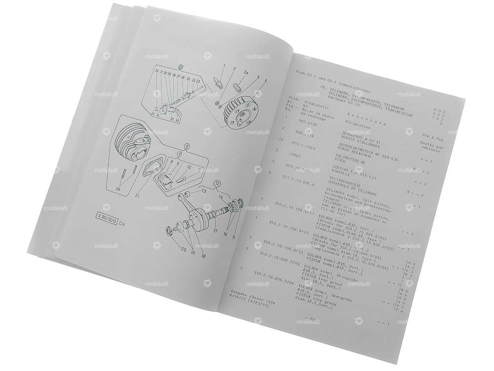 Spare parts catalog | Puch Allegro GS1, GS2, GS2G Carousel Image 4