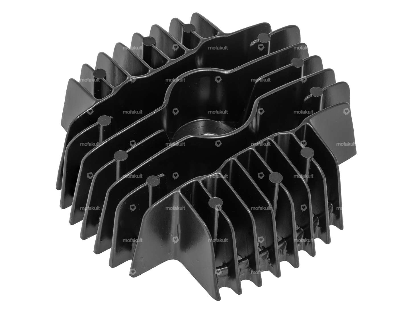 GPO 38 mm Zylinderkopf Puch AT-Modell neue Ausf. schwarz Carousel Image 1