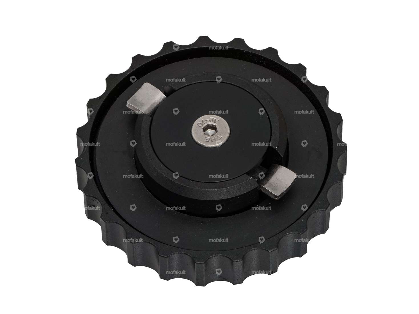 66HEROES fuel filler cap bayonet 40 mm black Carousel Image 2