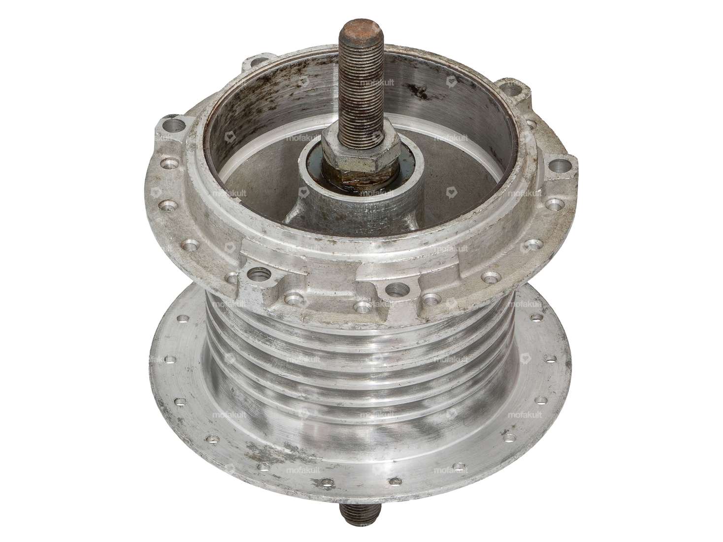 Rear wheel hub incl. axle M12 spoke wheel NOS | Puch Carousel Image 1