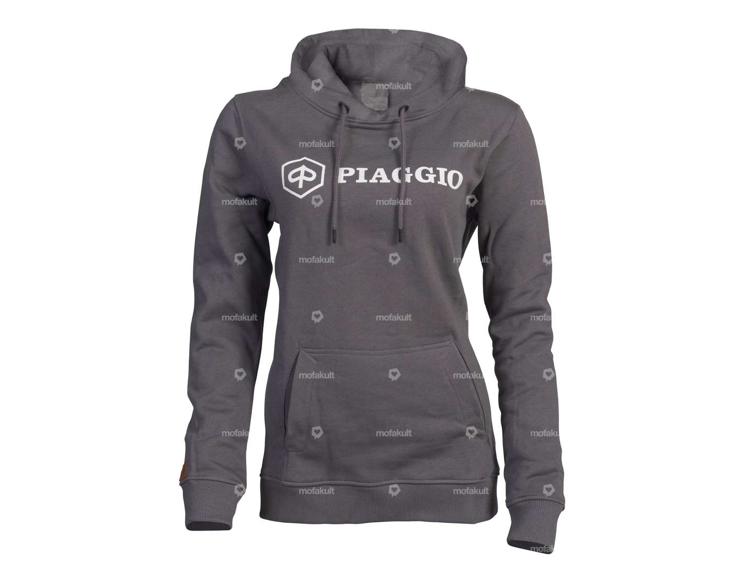 mk-Merch Hoodie «Piaggio» (XS-XXL) Woman Grey Carousel Image 1