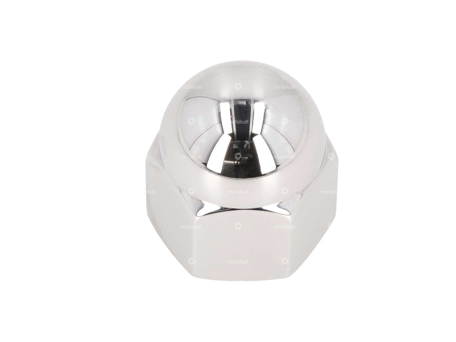 GPO cap nut M11x1 SW17 wheel nut chrome Carousel Image 1