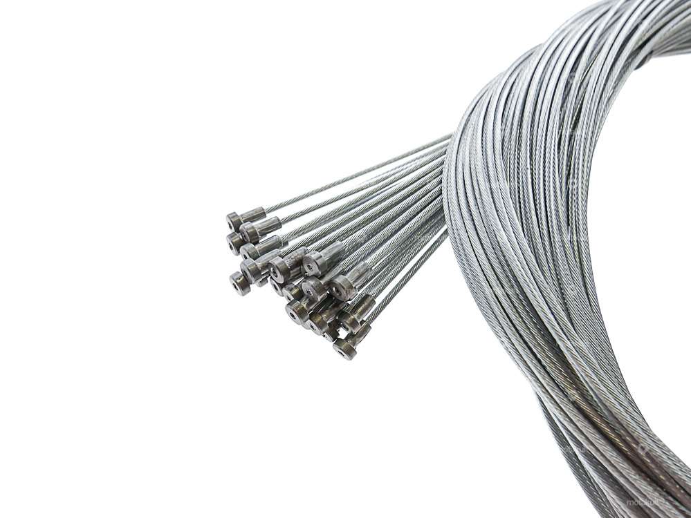 Bremskabel Ø 1.8 mm x 220 cm (Nippel birnenförmig) 25 Stk. Carousel Image 2