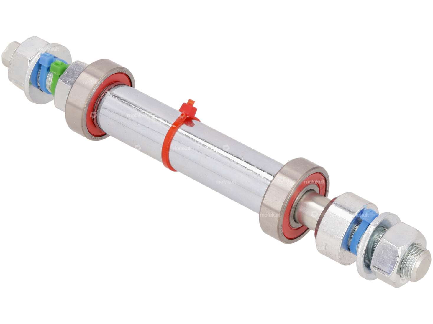 swiing® ingenious wheel axle with bearing conversion kit rear spoke hub | Puch Carousel Image 2