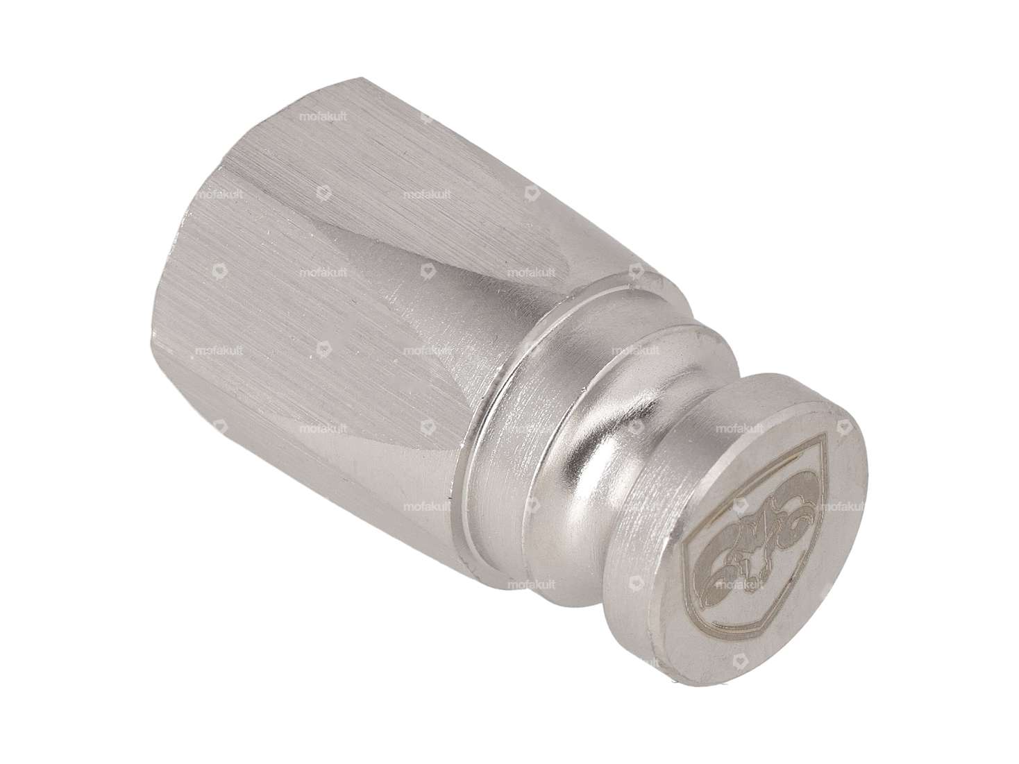 66HEROES Aufnahmezapfen M10 Nummernschildhalter seitlich Inox Carousel Image 2