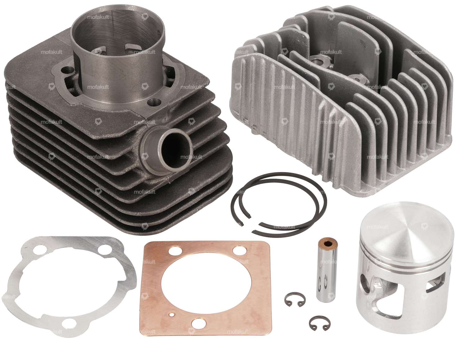Polini 46 mm cylinder kit incl. head 10 mm KoBo | Piaggio Ciao, Bravo, Boxer Carousel Image 1