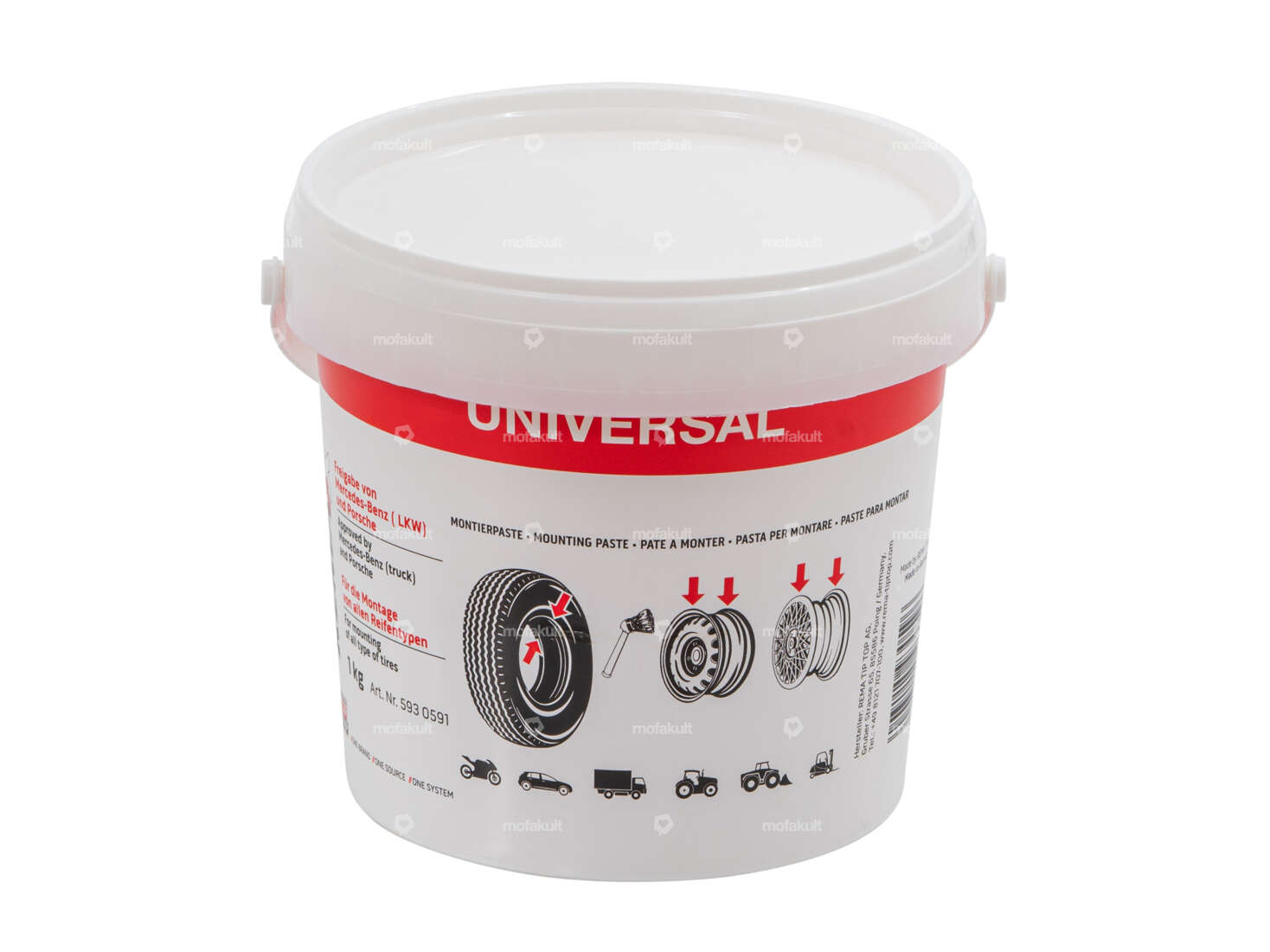 REMA TipTop Reifenmontierpaste Tip Top 1 kg Carousel Image 1