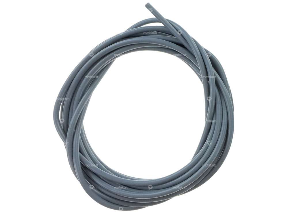 6 m cable sheath, Ø 5 / 2.2 mm, gray (6-meter roll) Carousel Image 1