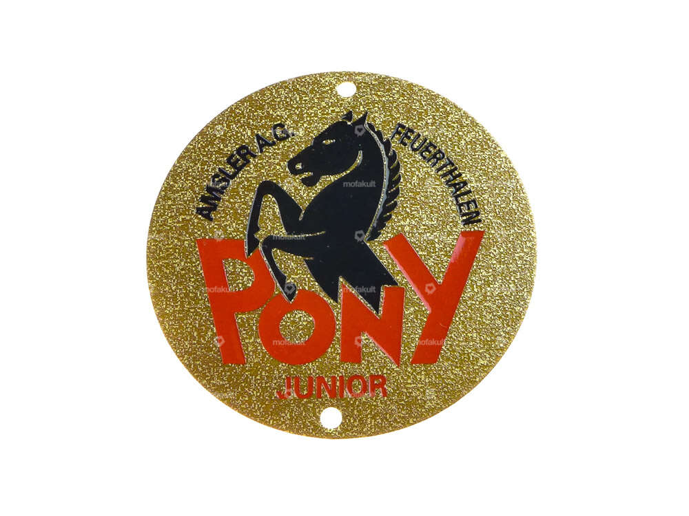 «Pony» Markenschild (flach) Carousel Image 1