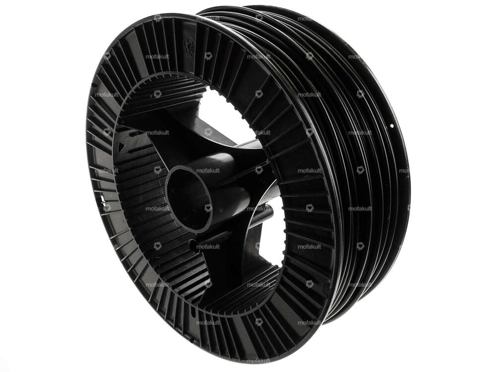 Kabelhülle Ø 5 mm schwarz (100 Meter Rolle) Metall-Innenhülle Carousel Image 1