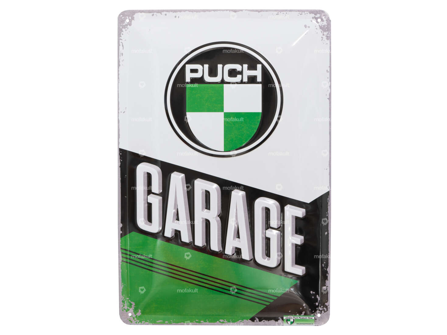 Nostalgic Art Blechschild «Puch Garage» grün 20 x 30 cm Carousel Image 1