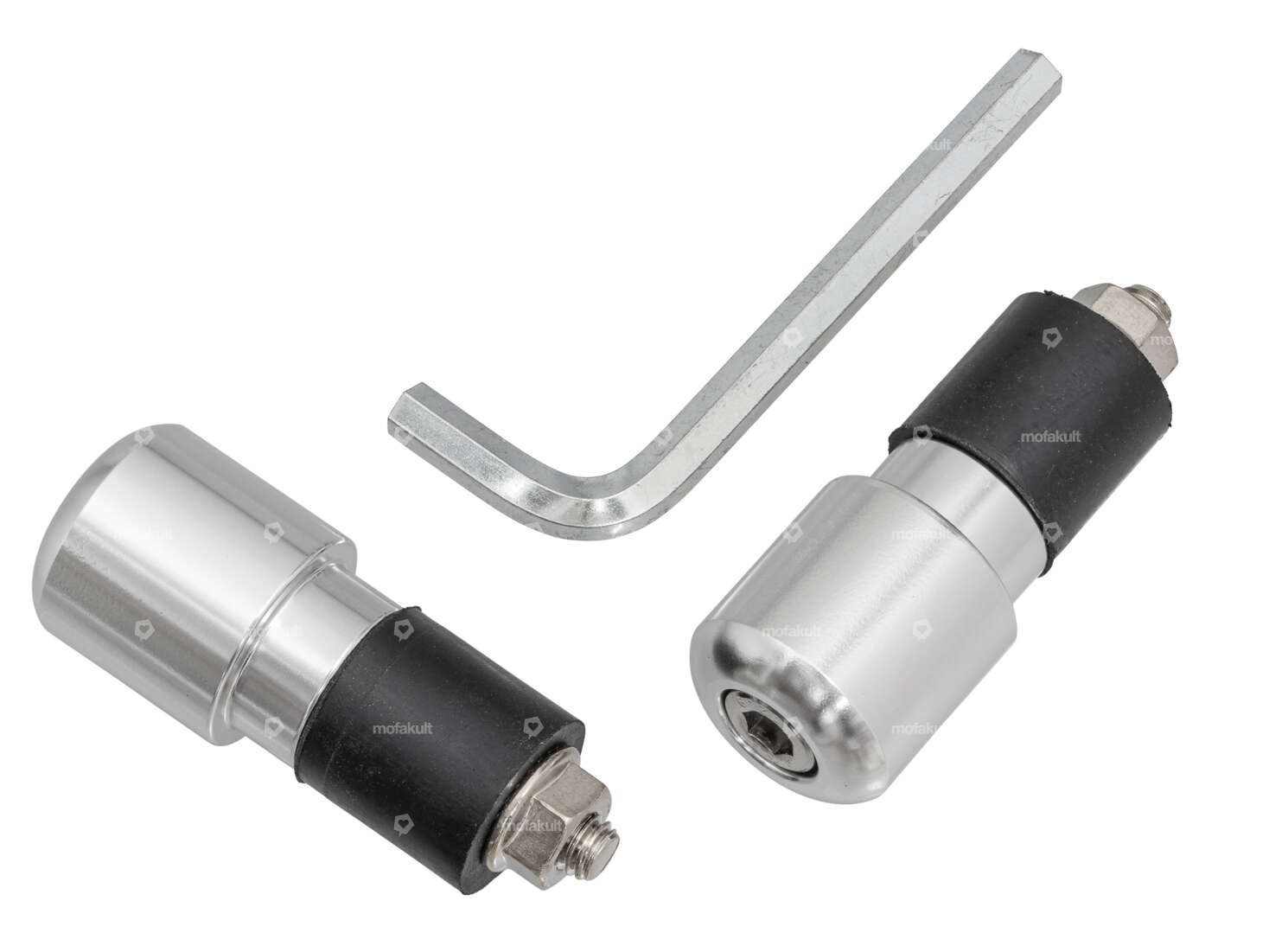 GPO Lenkerendzapfen Alu blank (2 Stück) Carousel Image 1