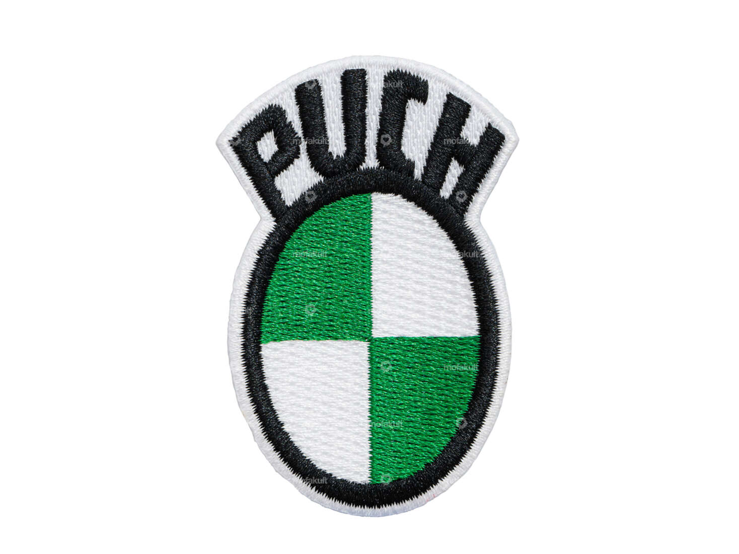 mk-Merch Aufnäher «Puch retro» 40 x 65 mm Carousel Image 1