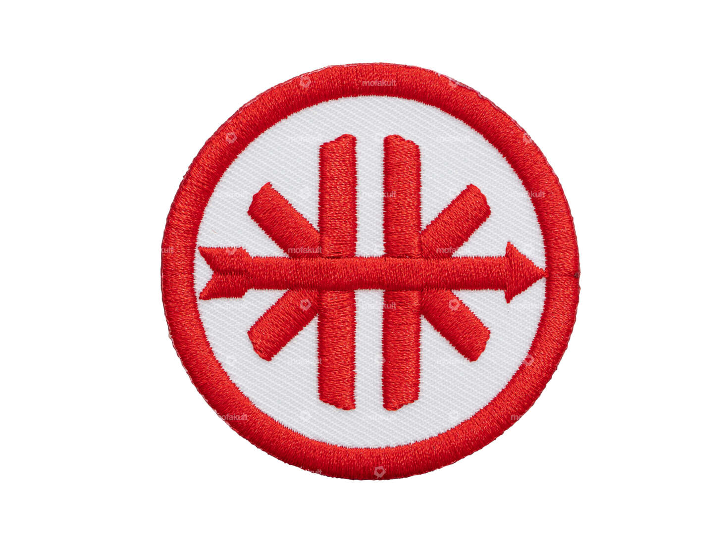 mk-Merch patch "Kreidler" Ø 60 mm red / white Carousel Image 1