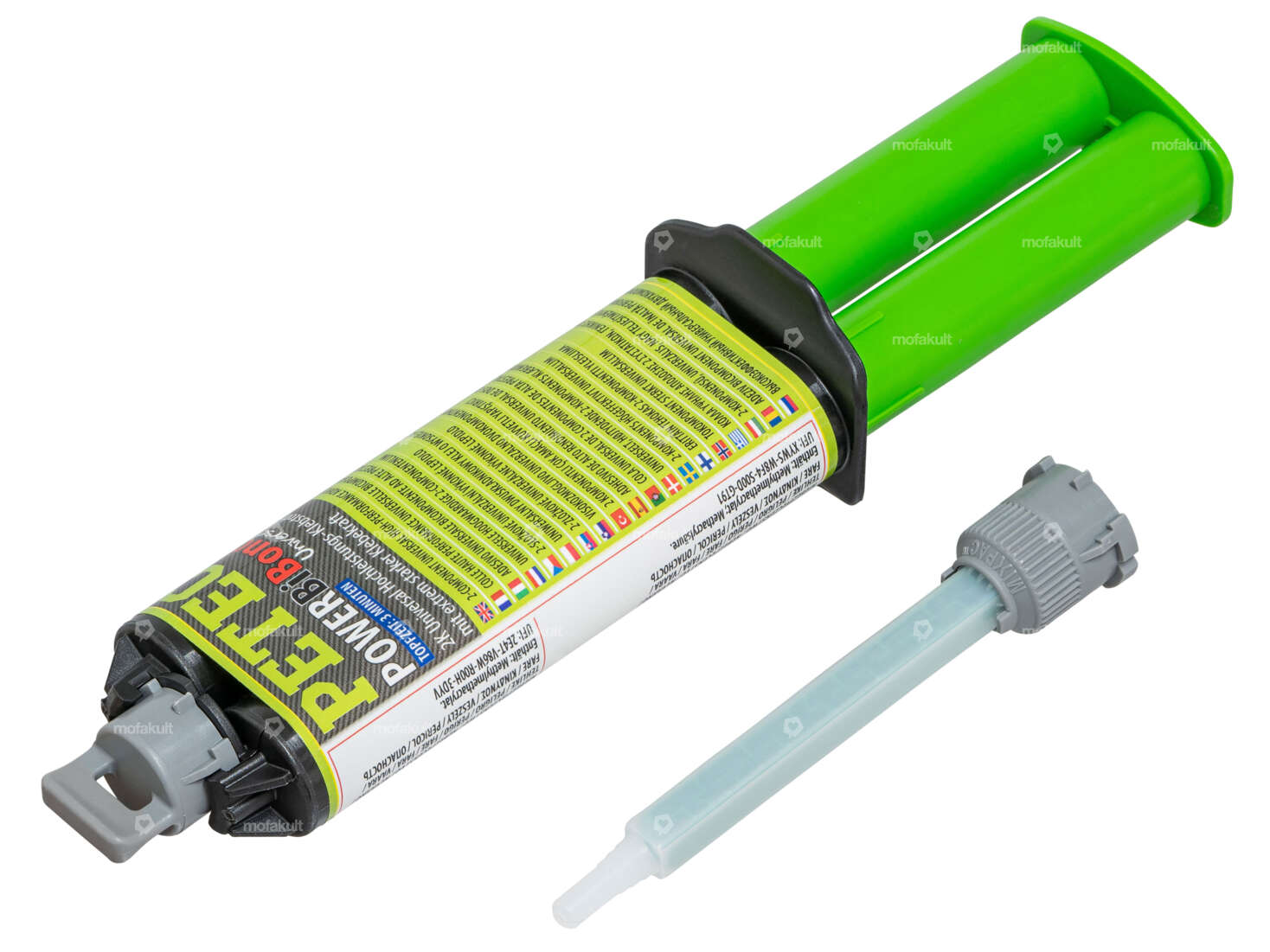 PETEC Power BiBond 2K repair adhesive 24 ml Carousel Image 1