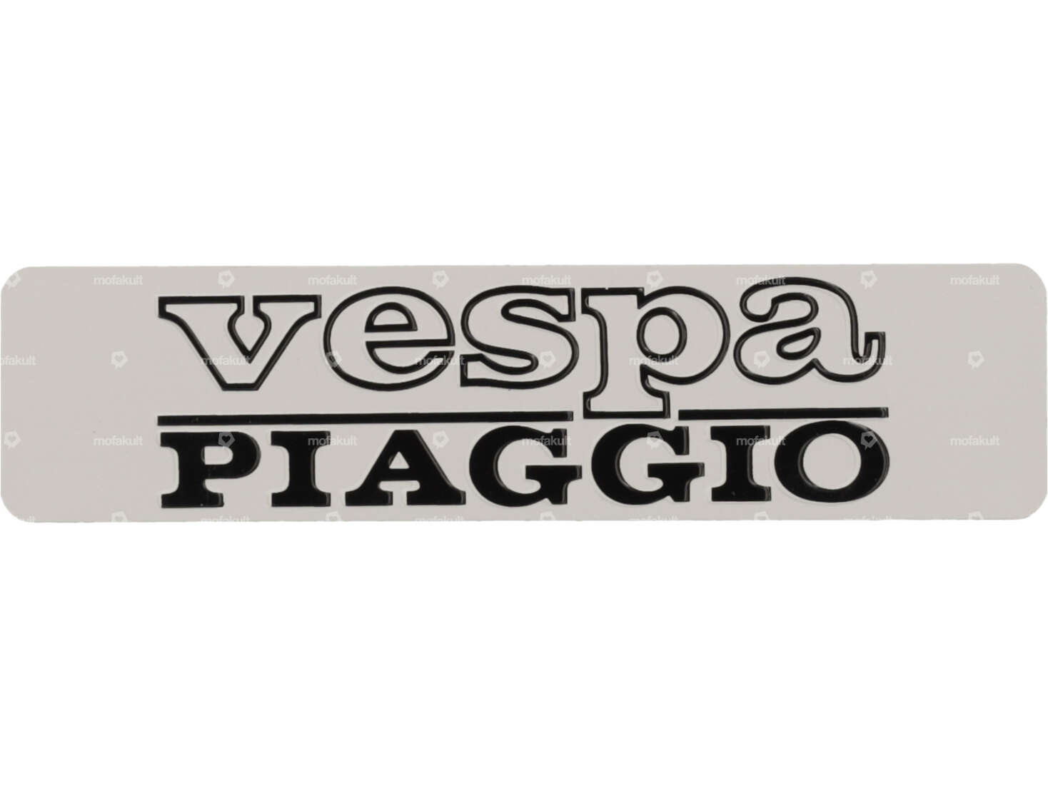 Aufkleber Tank «vespa PIAGGIO» 115 x 27 mm | Piaggio Ciao, SI, Bravo, SUPERbravo Carousel Image 1