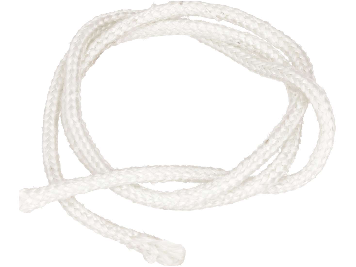 VITCAS sealing cord 6 mm glass fiber solid white (per meter) Carousel Image 1