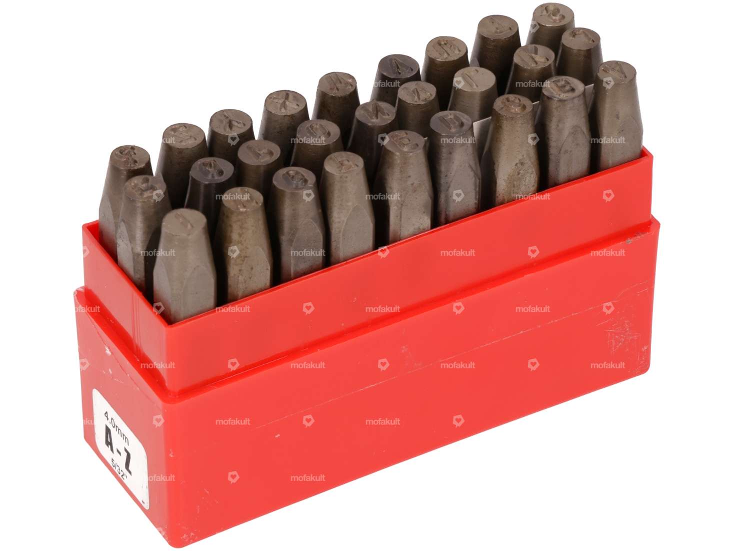 Schlagbuchstaben-Satz 4 mm 27-tlg. Carousel Image 1