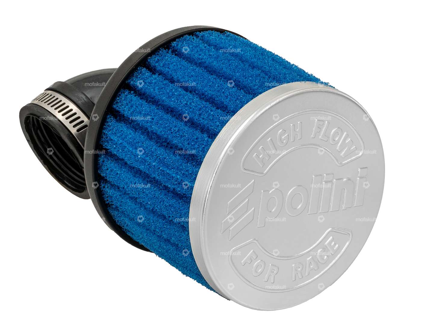 Polini air filter Ø 34 mm foam 90° PHBG large Carousel Image 2