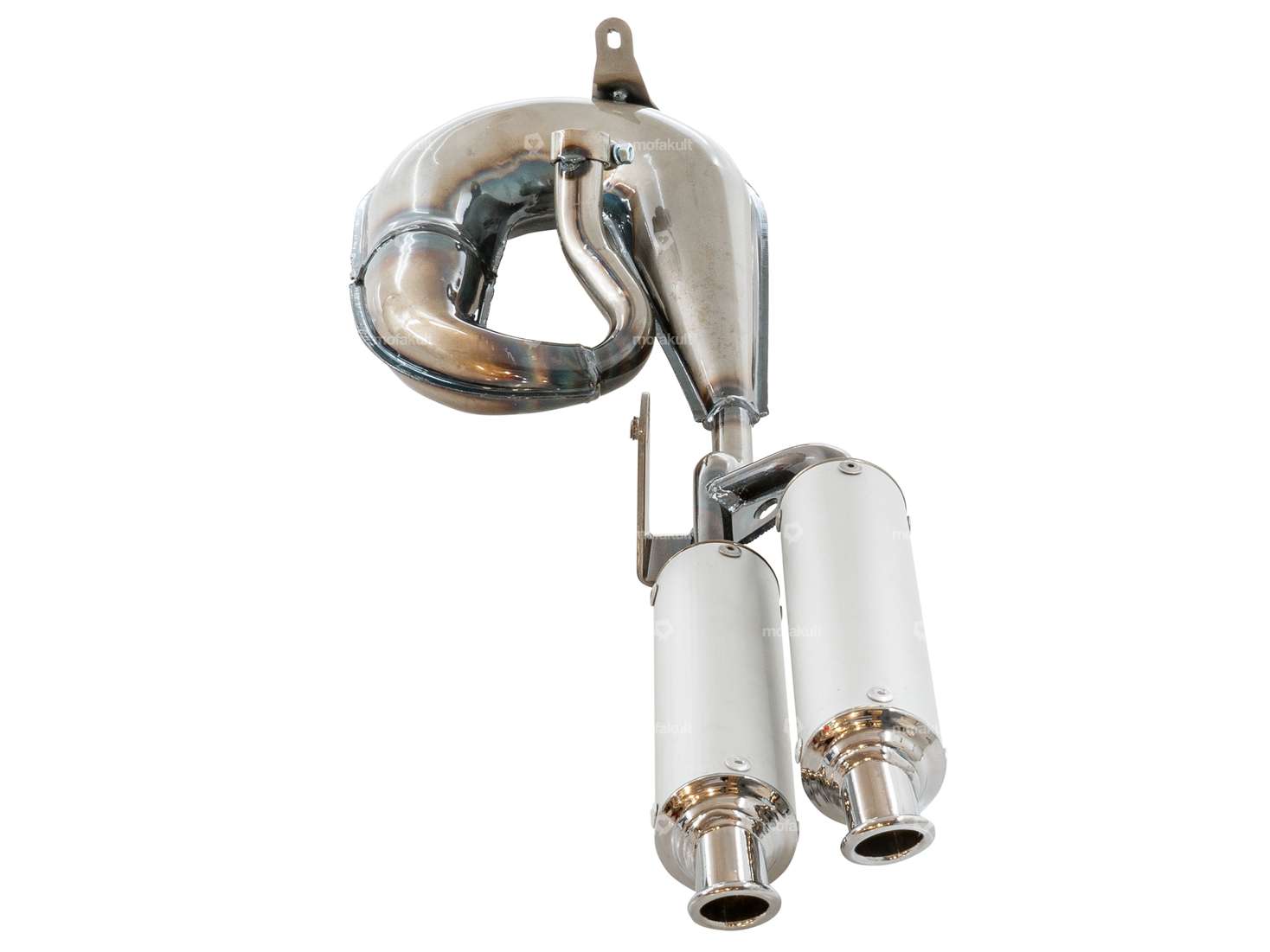 TECNO Circuit Doppel-Schalldämpfer Auspuff | Piaggio Ciao, Bravo Carousel Image 6