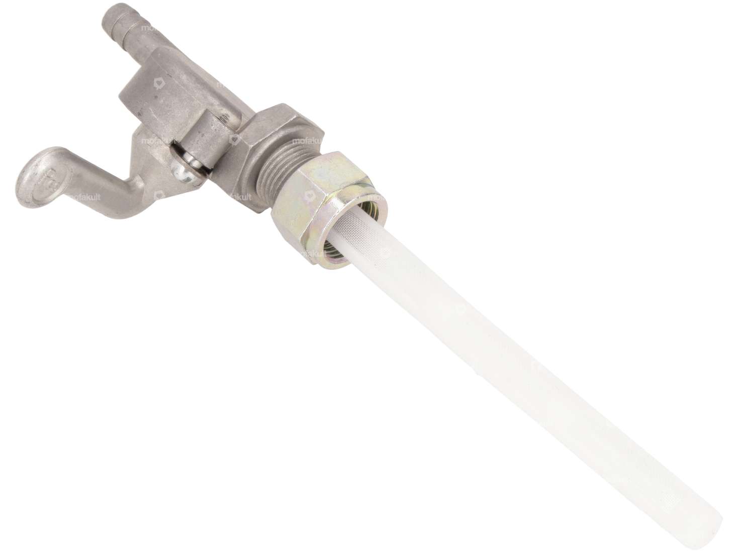 OMG Benzinhahn senkrecht M12x1 mit Hebel (zum einschrauben) unten abgehend Carousel Image 3