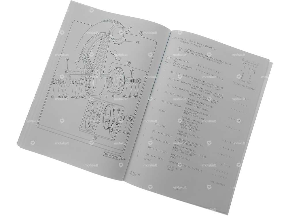 Zusatzersatzteilkatalog | Puch Maxi (CH) Carousel Image 3