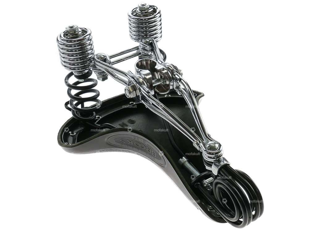 BROOKS Sattel Leder schwarz Carousel Image 2