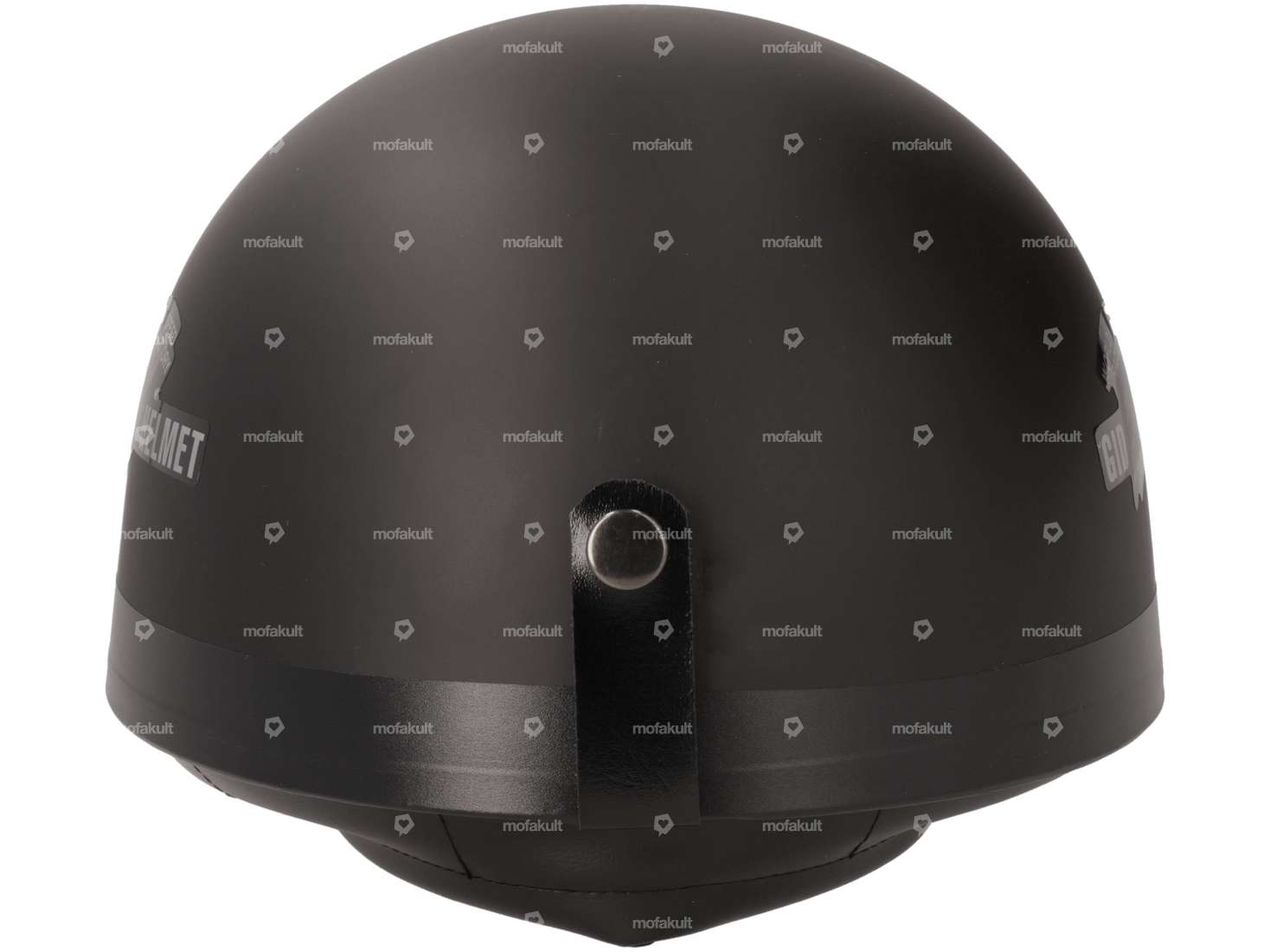 Topfhelm schwarz matt Carousel Image 3