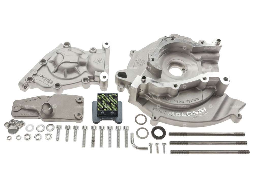 Malossi MP-One Motorgehäuse Unterbrecherzündung | Piaggio Ciao, SI, Bravo, Boxer Carousel Image 1