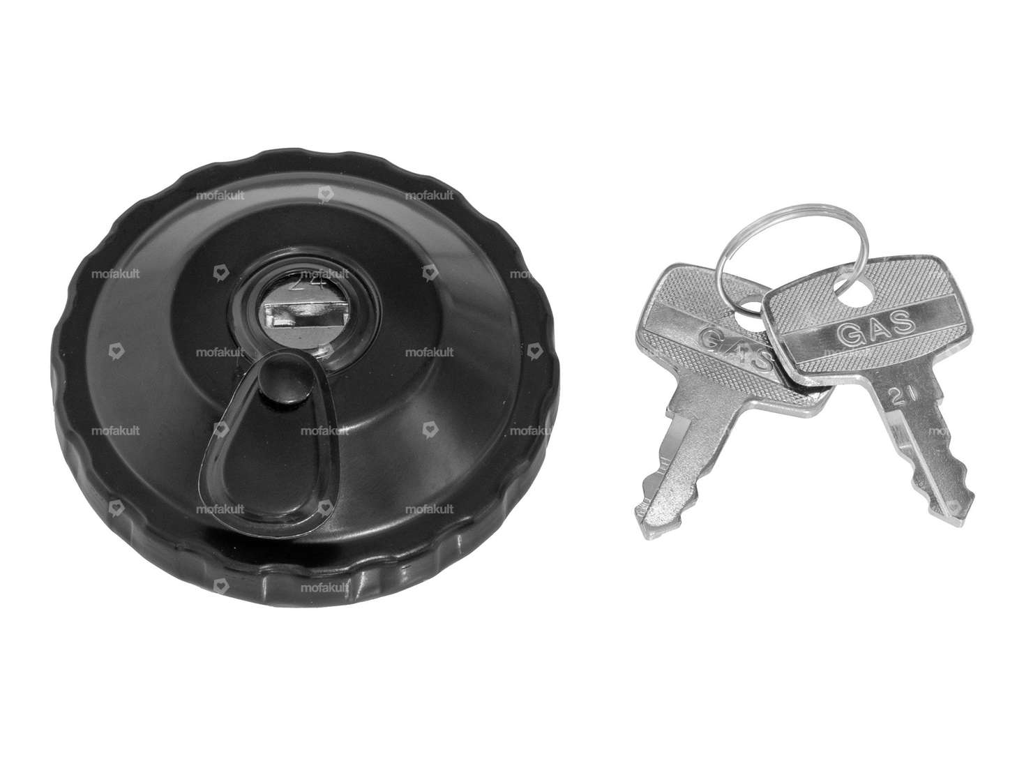 Tankdeckel 30 mm Bajonett abschliessbar schwarz Carousel Image 1