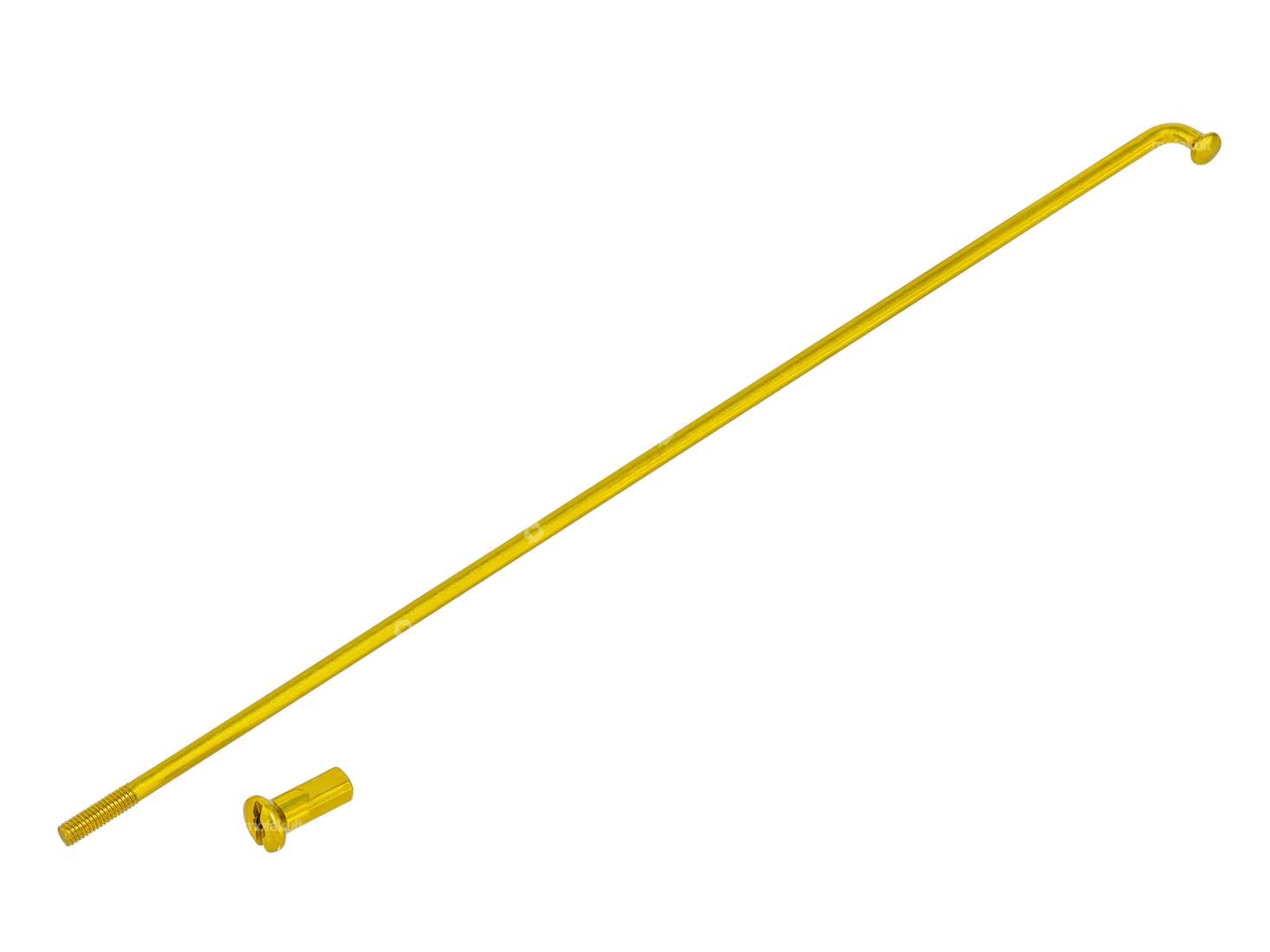 GPO 17" spoke single incl. nipple (2.9 x 188 mm) gold Carousel Image 1