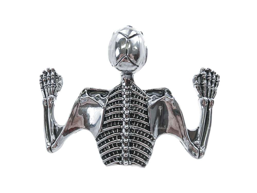 Visier Skull gross Chrom Carousel Image 2