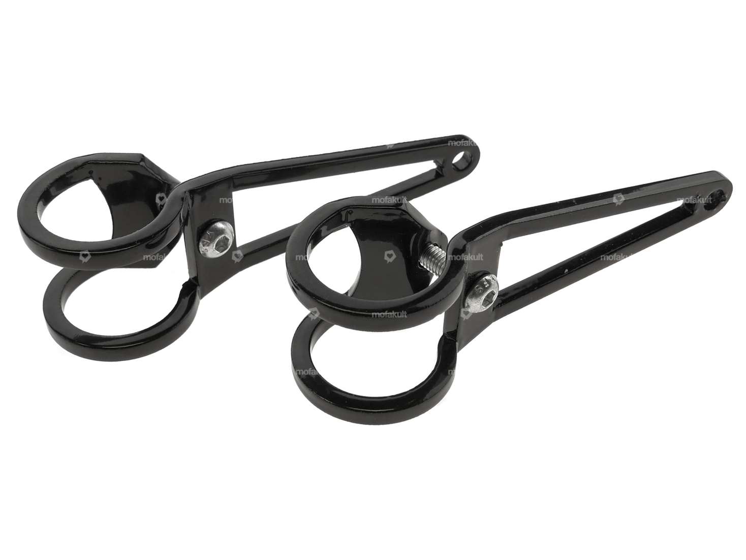 MLM Lampenhalterungen Ø 28 mm schlicht schwarz Carousel Image 1