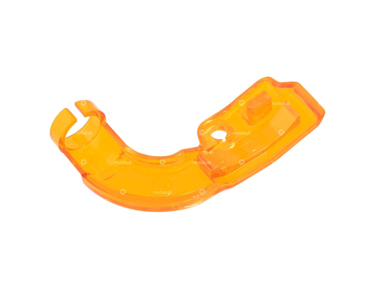 Lusito cable cover throttle twist grip orange (angled at the rear) Carousel Image 2
