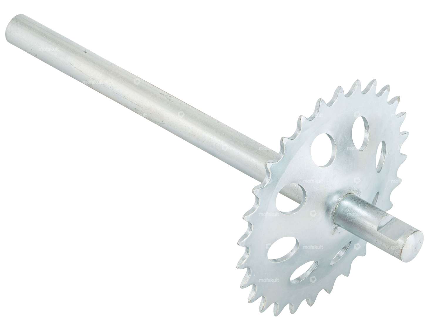 Pedal axle with galvanized rim | Puch Supermaxi LG1, LG2 (Cat) Carousel Image 1