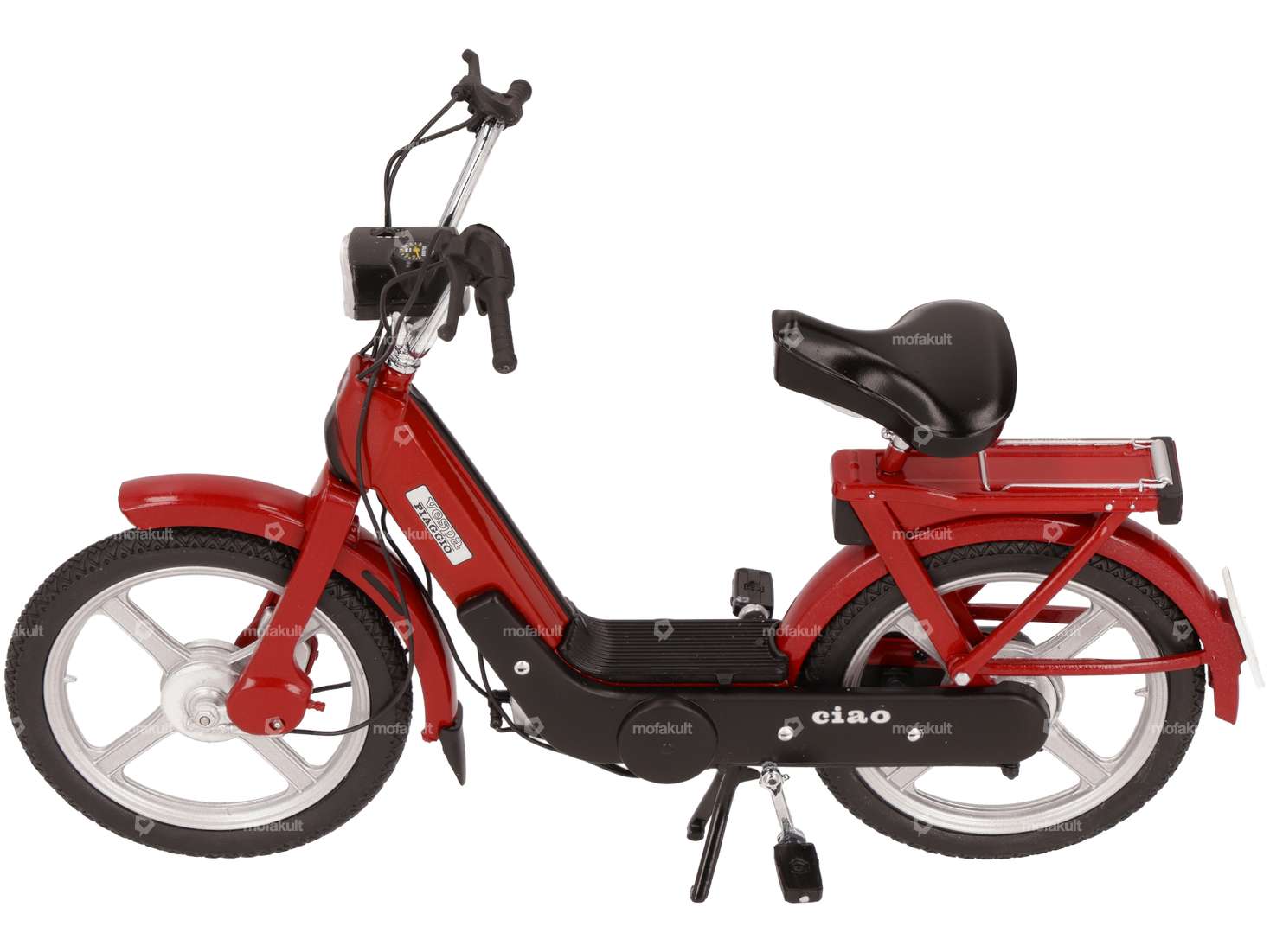 Vespa Piaggio Ciao metallic rot Miniatur Modell 1:10 (1A-Qualität) Carousel Image 1