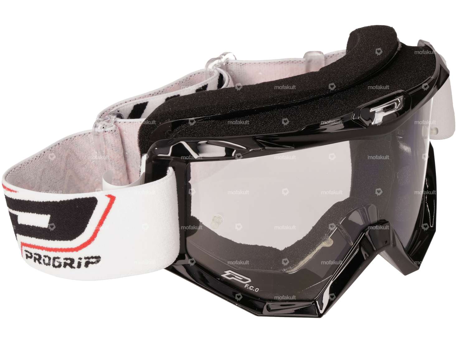 ProGrip Brille MX 3301 schwarz / weiss Carousel Image 1