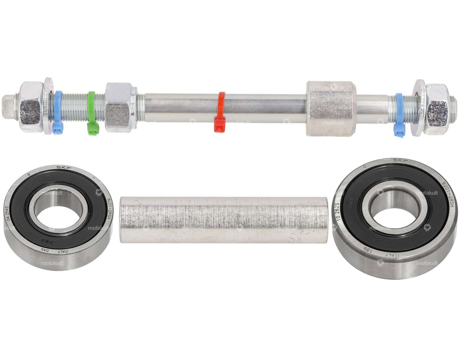 swiing® revival wheel axle set Grimeca wheel hub cast wheel rear | Puch Carousel Image 1