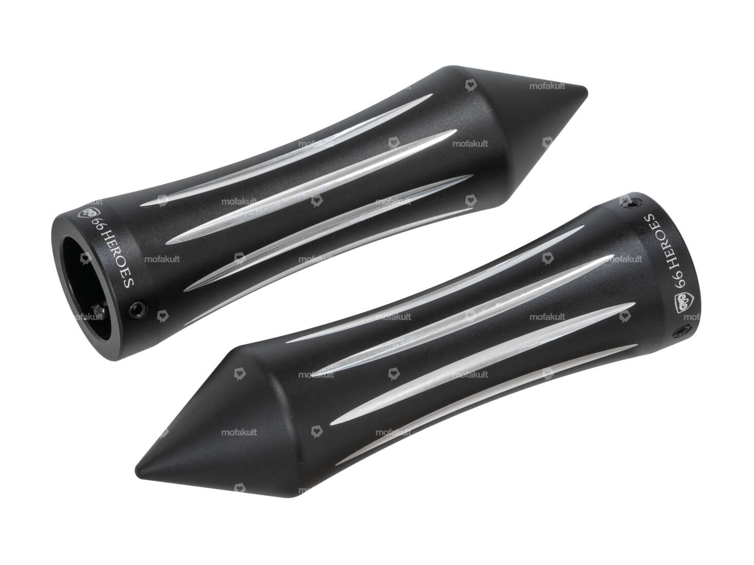 66HEROES Griffe Custom CNC schwarz / blank Carousel Image 1