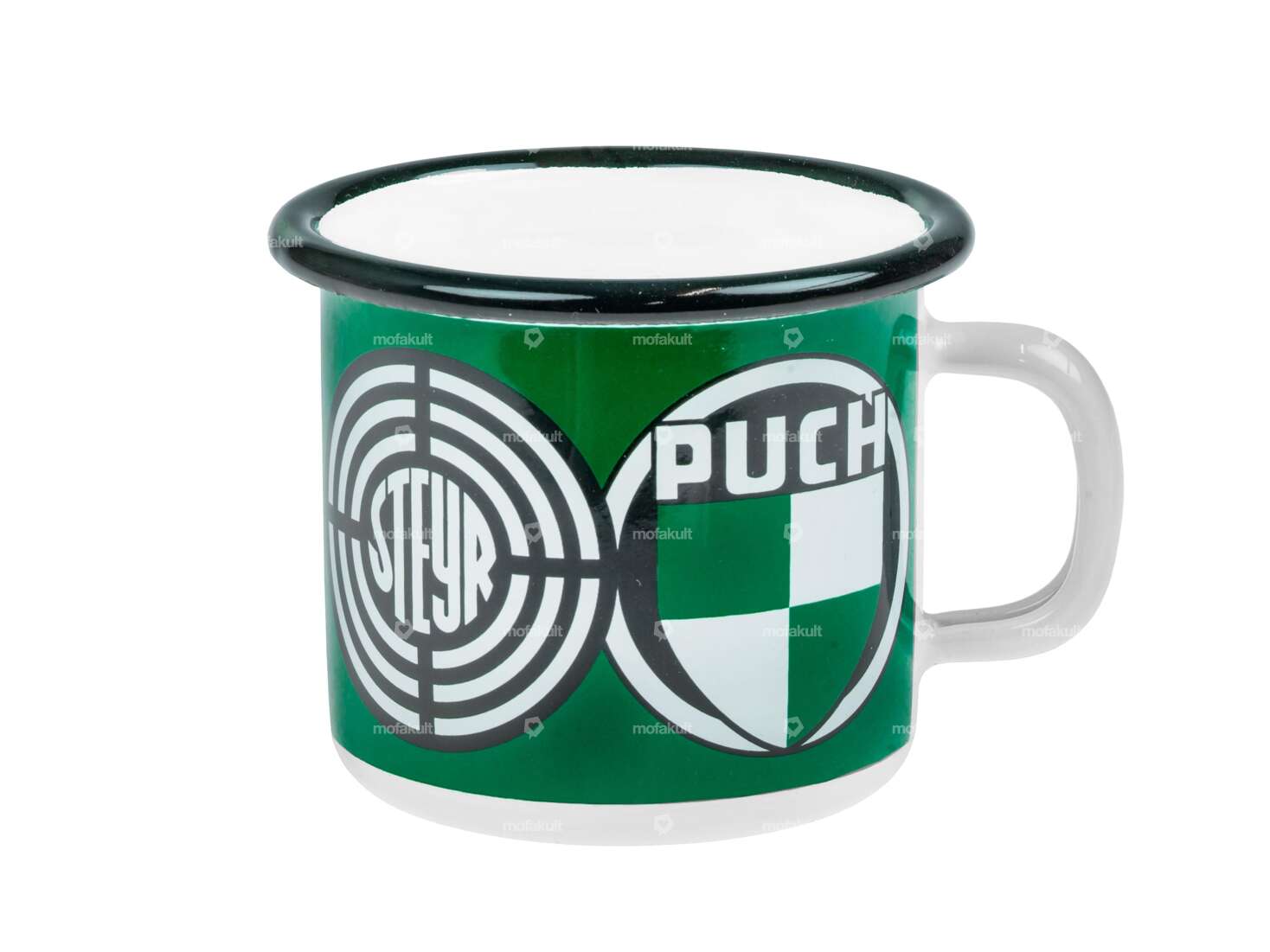 Tasse Puch Steyr grün Carousel Image 1