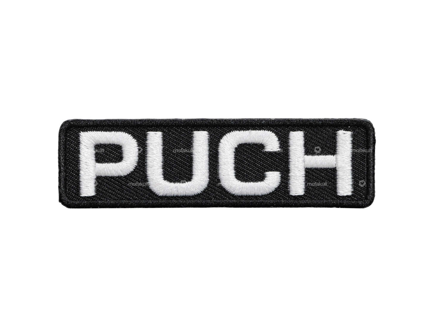 mk-Merch Aufnäher «Puch» 75 x 20 mm schwarz Carousel Image 1