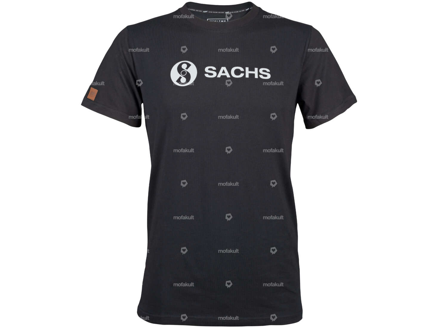 mk-Merch T-Shirt «Sachs» (XS) Man Black Carousel Image 1