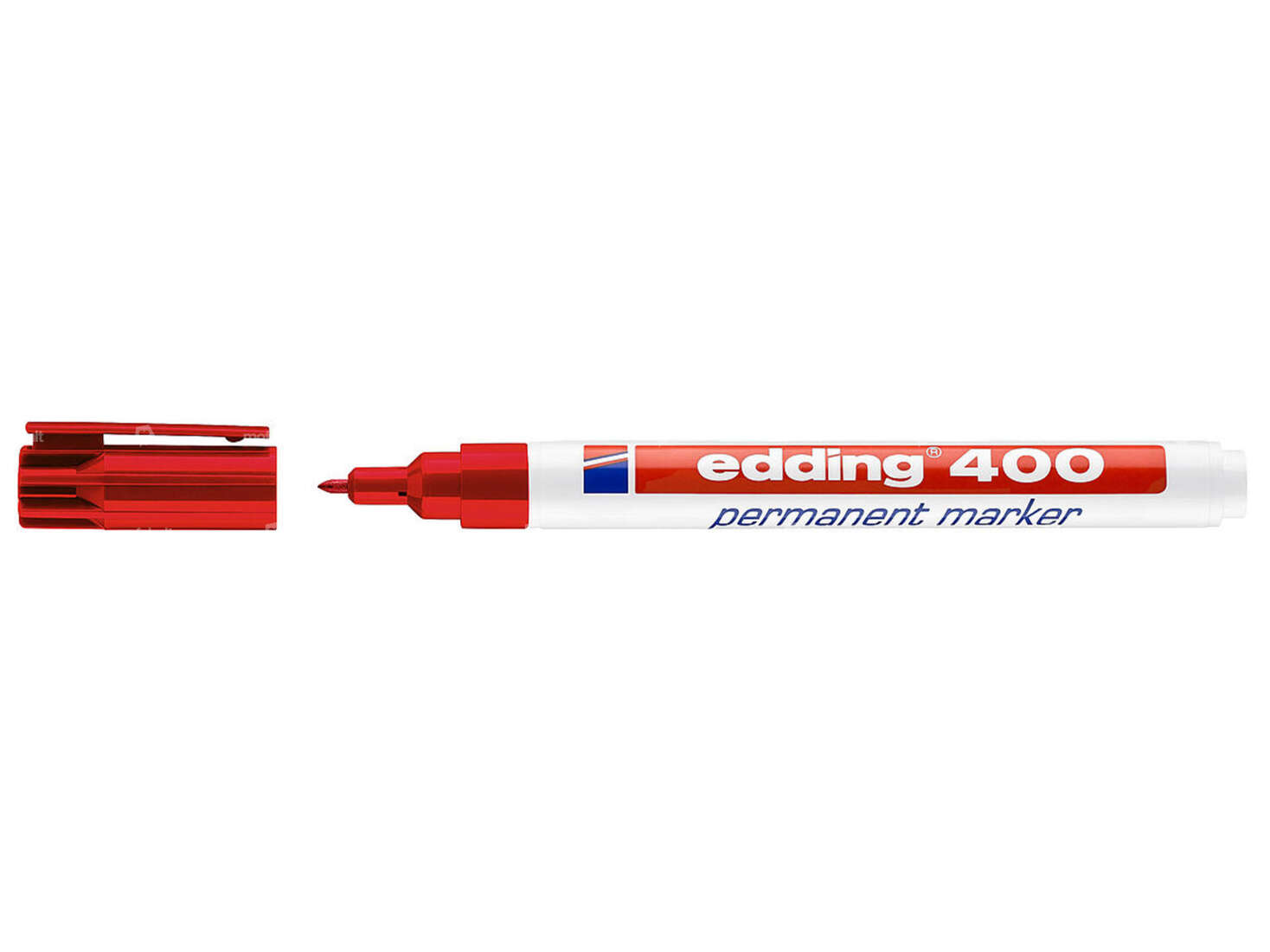 edding 400 permanent marker 1 mm red Carousel Image 1
