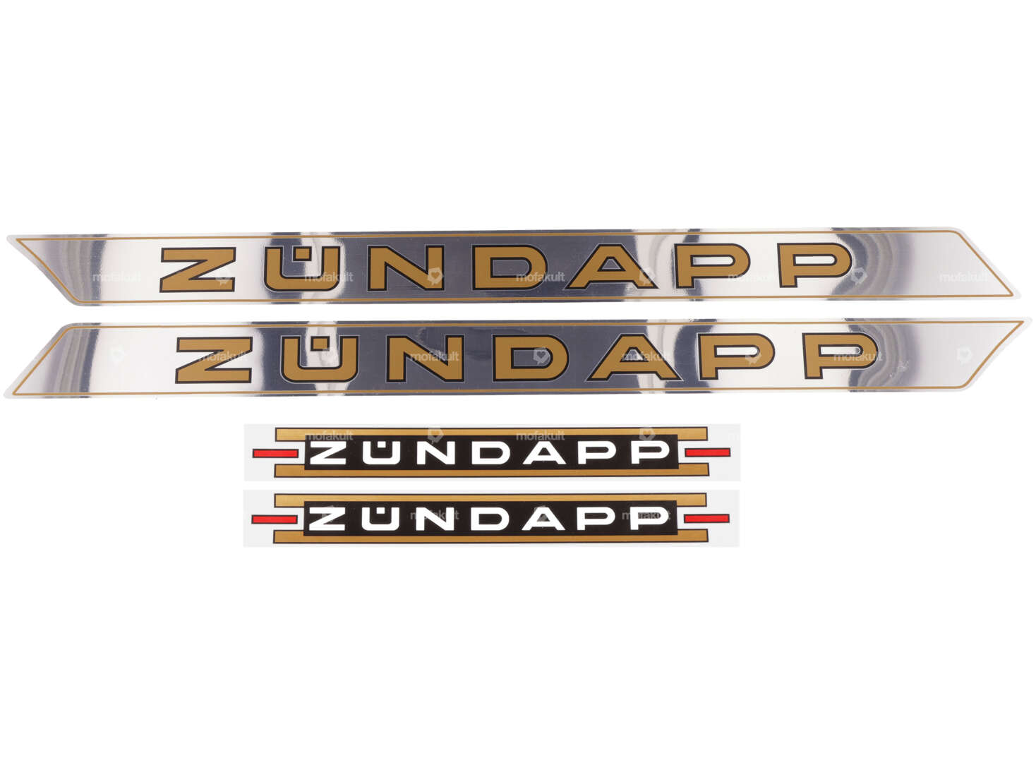 Aufkleber-Set Tank & Seitenschützer 1. Serie Jg. 1971 | Zündapp Belmondo Carousel Image 1