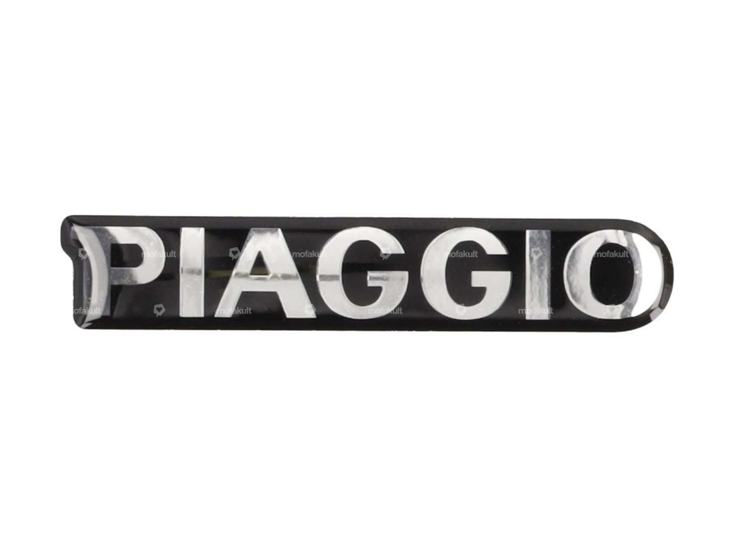 Sticker 3D silicone "Piaggio" 67.8 x 12.7 mm | Piaggio Ciao, SI, Bravo, Boxer Carousel Image 1