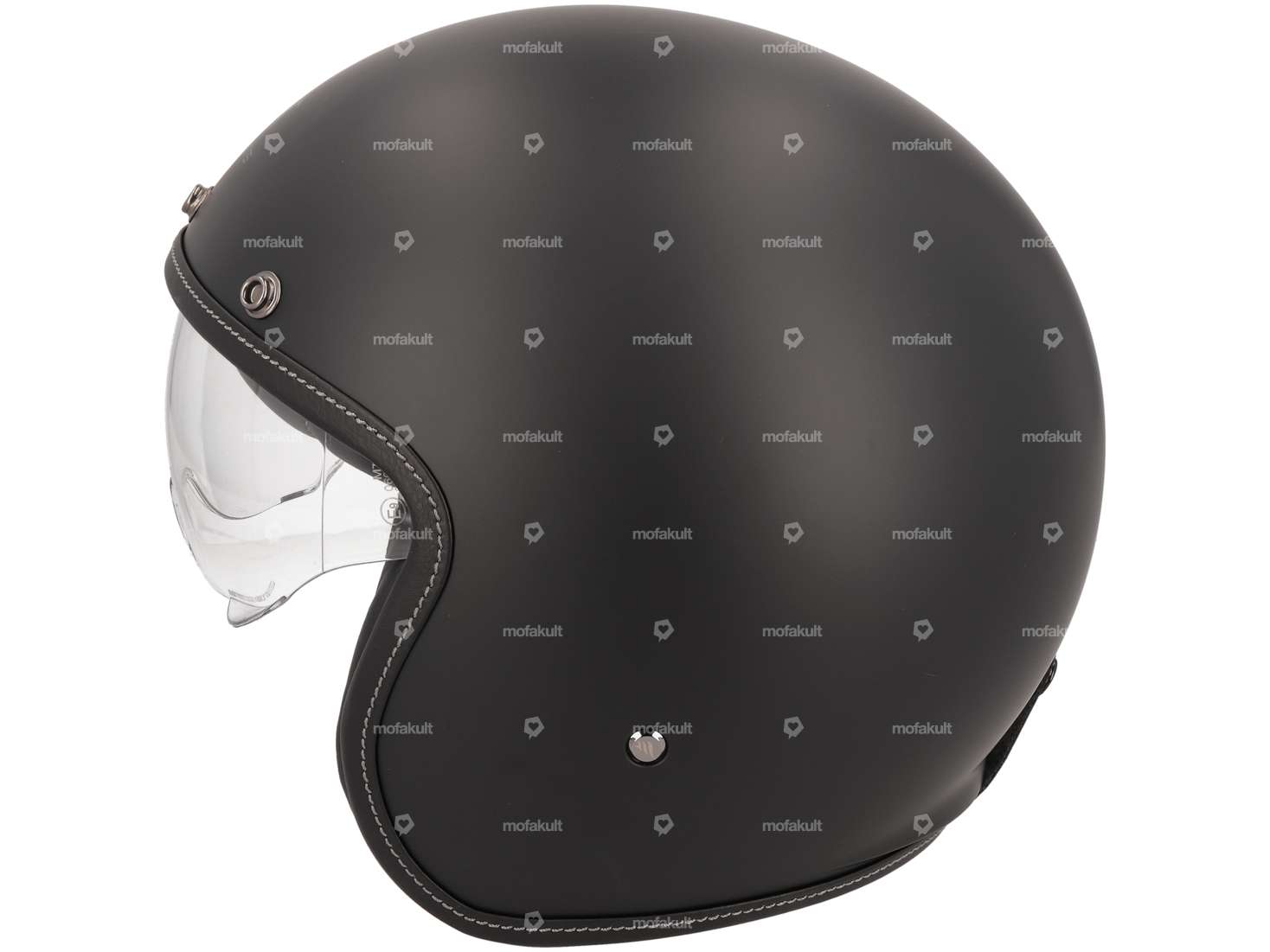 MT Helmets Jet-Helm «Le Mans» schwarz matt (S-XL) Carousel Image 2