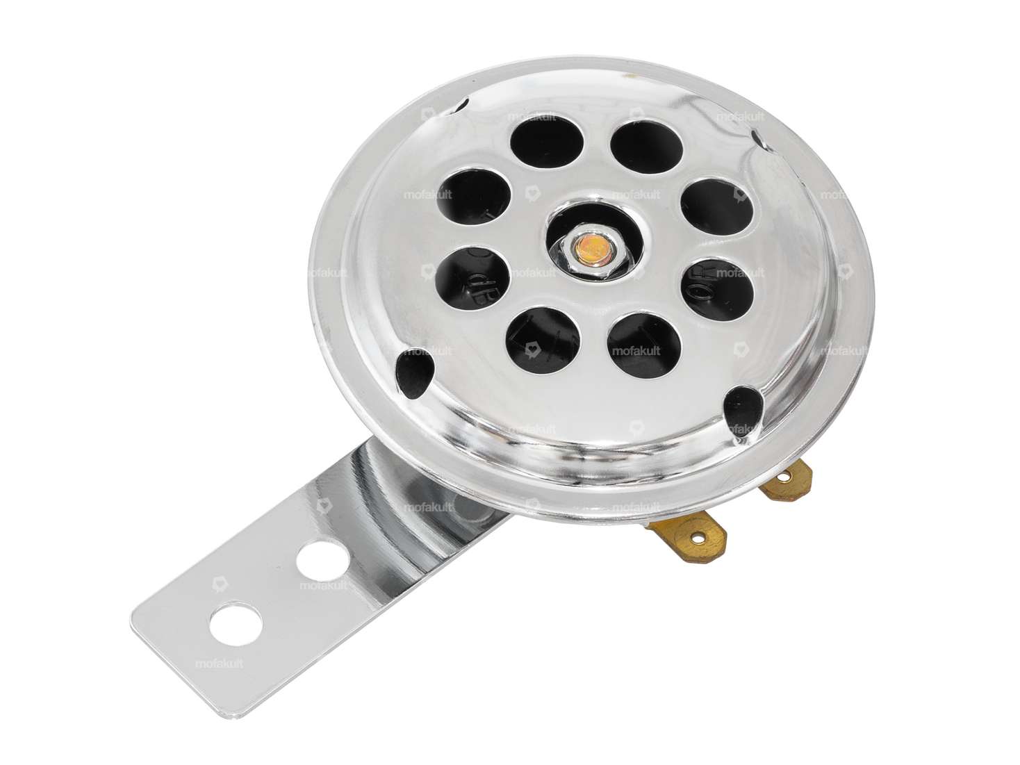 GPO Horn 12V chrome (AC - alternating current) Carousel Image 1