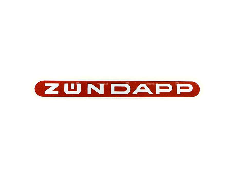 Water decal "Zündapp" red/silver Carousel Image 1