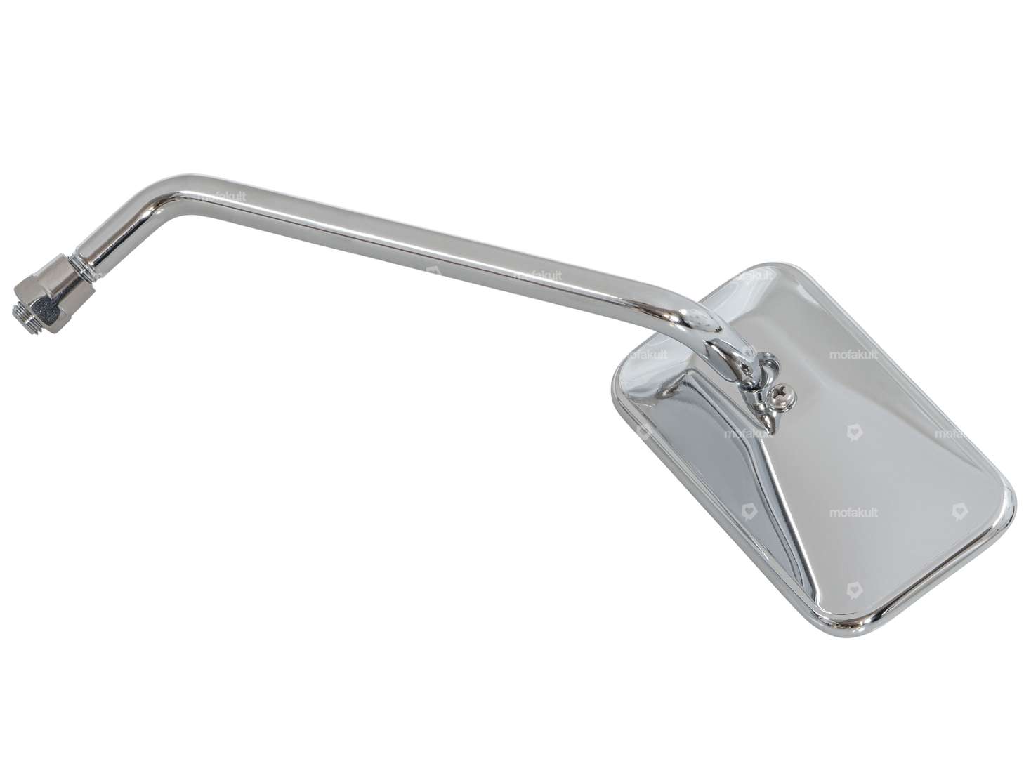 Mirror "Chopper" left chrome Carousel Image 3