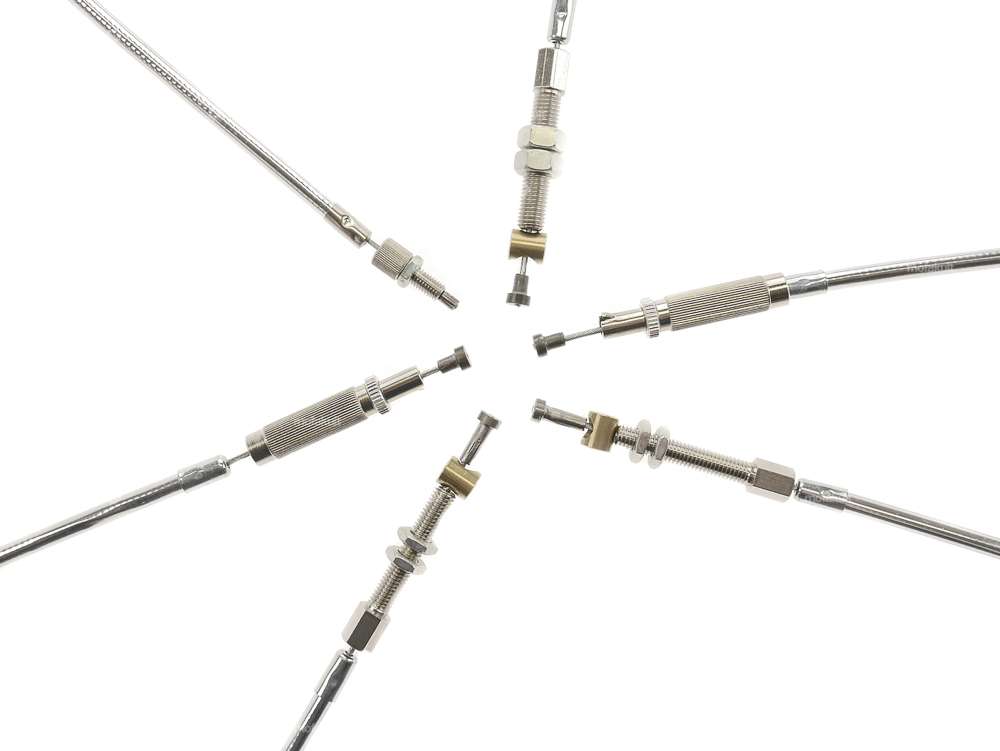 Cable set incl. adjusting screws chrome | Puch Maxi Carousel Image 2